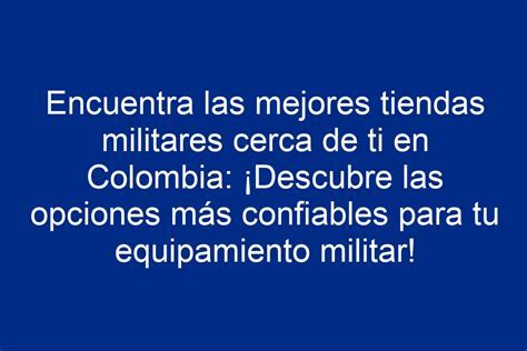 Tiendas del ejército cerca de mí