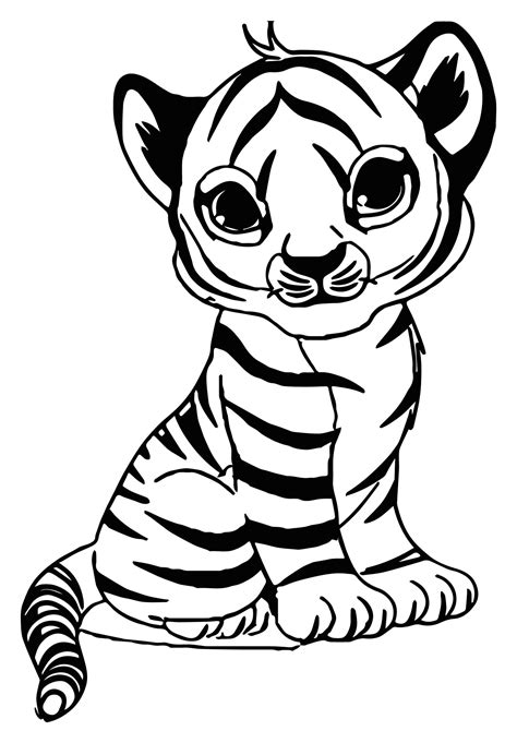 Tiger coloring pages