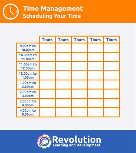 Time Management and Scheduling