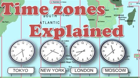 An illustration explaining how time zones work