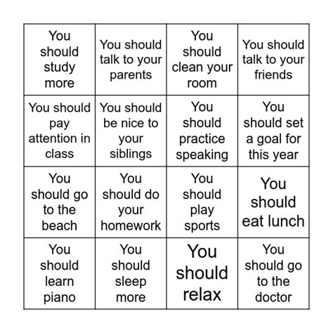 Tips for bingo cards