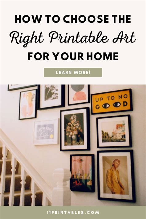 Tips for choosing the right printable wall art design