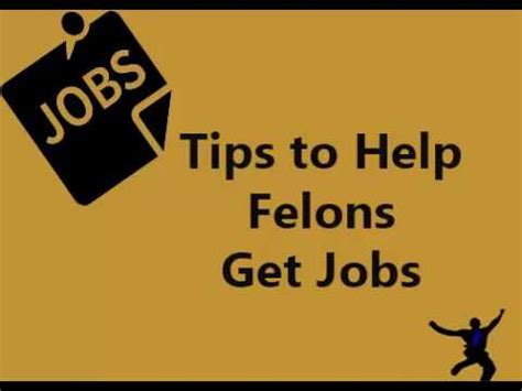 Tips for Felons