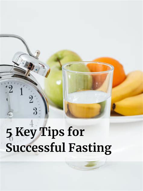 Description of Successful Fasting Tips