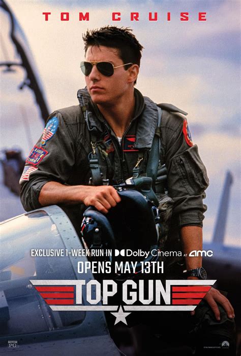 Tom Cruise as Maverick in Top Gun