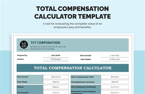 Total Compensation Estimator