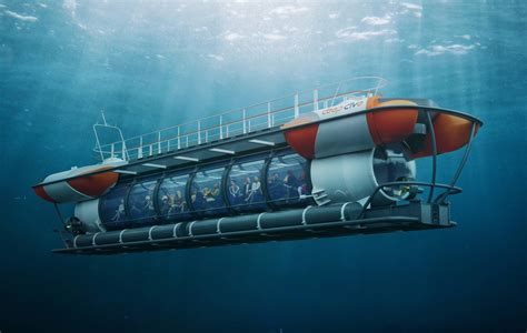 A tourist submarine offering underwater tours