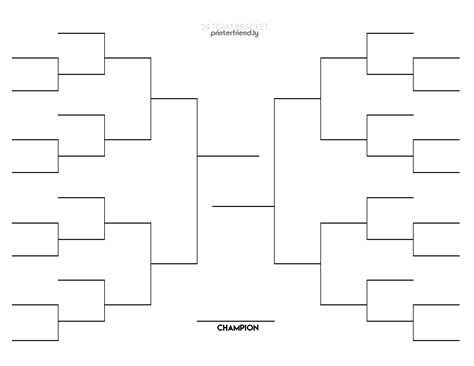 Description of Tournament Brackets