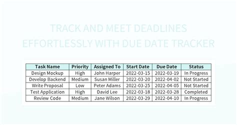 Tracking Deadlines on the Monte Vista Calendar