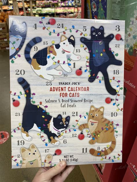 Trader Joe's cat calendar cover photo