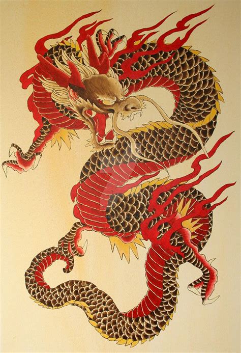 Traditional Chinese Dragon Painting