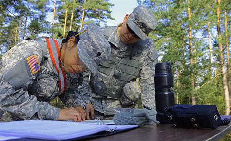 National Guard Training NCO instructing a class of recruits