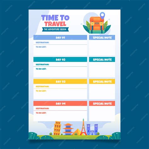 Travel Template