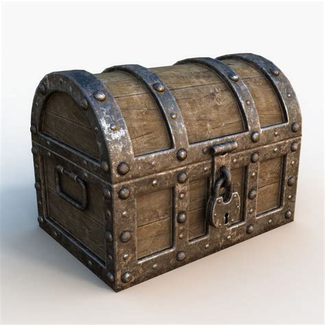 A treasure chest filled with gold coins