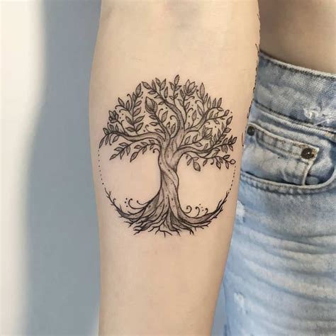 Tree of life back tattoo design