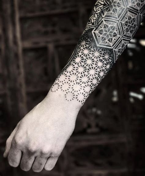 Tribal geometry tattoos