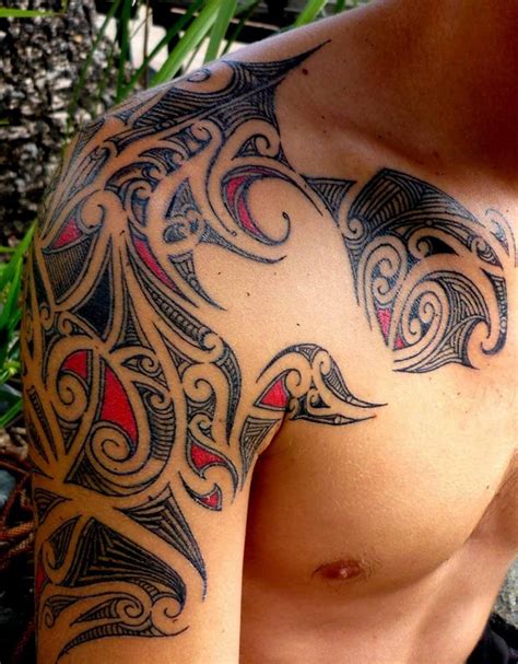 Tribal Shoulder Tattoo