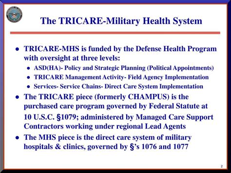 TRICARE Medical Benefits