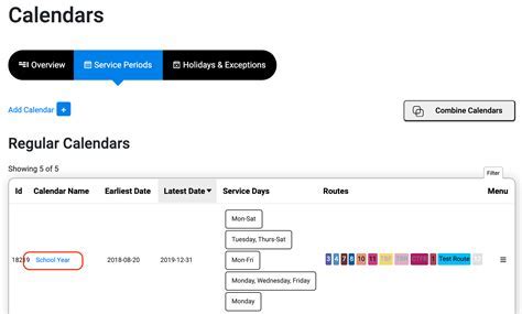 Trilium Calendar Settings