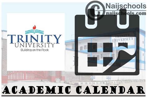 Trinity College Academic Calendar