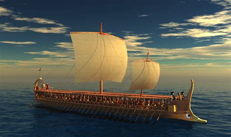 Trireme warships