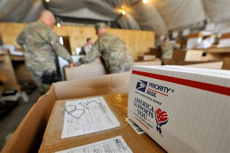 Troops Receiving Care Packages