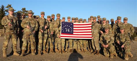 Troops with Flags