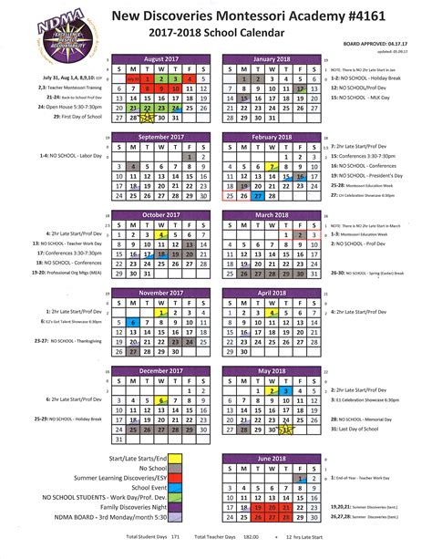 Ttsd School Calendar Image 10