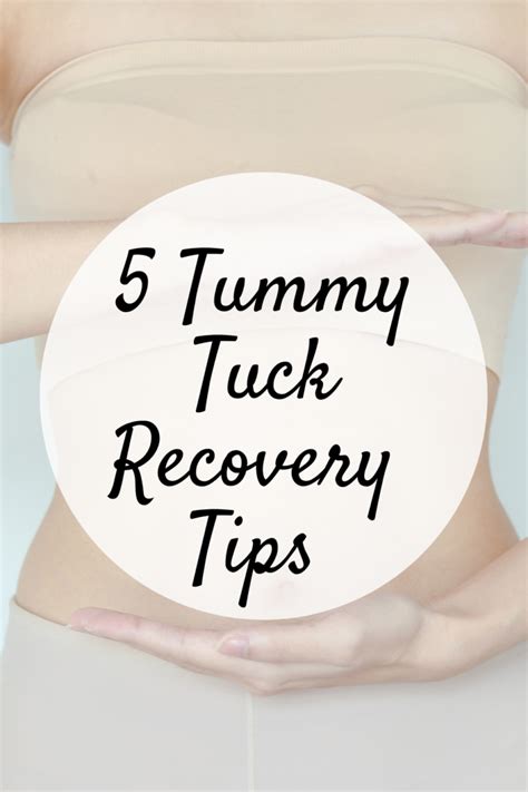 Recovery Process After Tummy Tuck