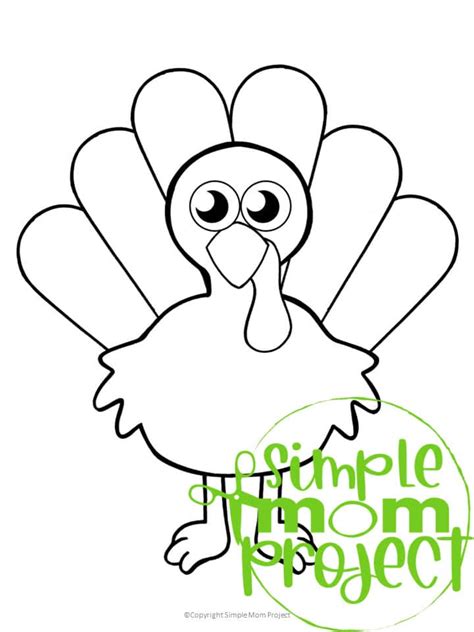 Turkey Outline Printables for Educational Purposes