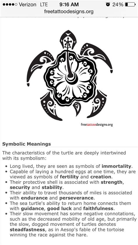 Turtle Tattoo Meaning and Symbolism