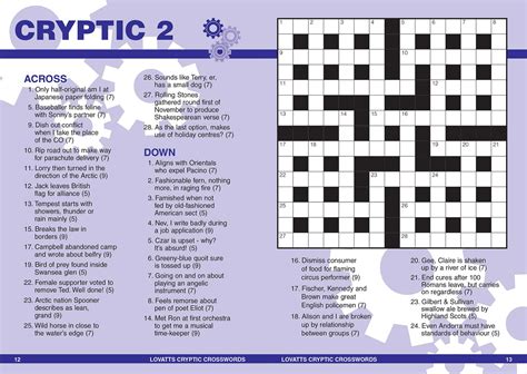 types of 5-word puzzles example