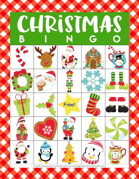 Types of Christmas Bingo Games