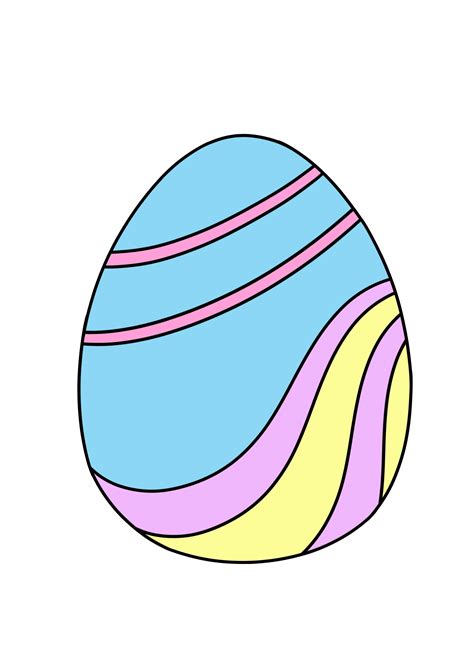 Types of Easter egg printables