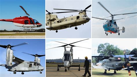 Types of helicopters