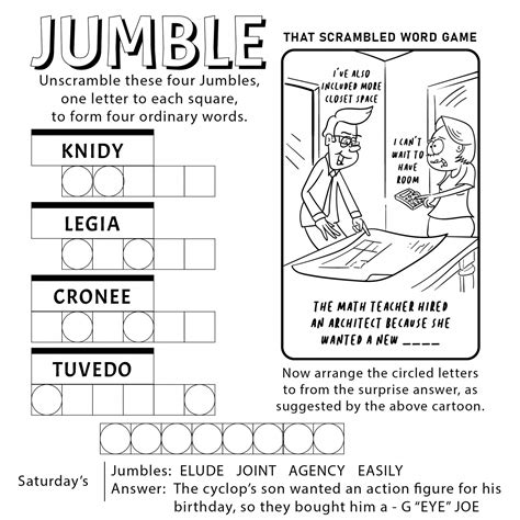 Types of Jumble Puzzles