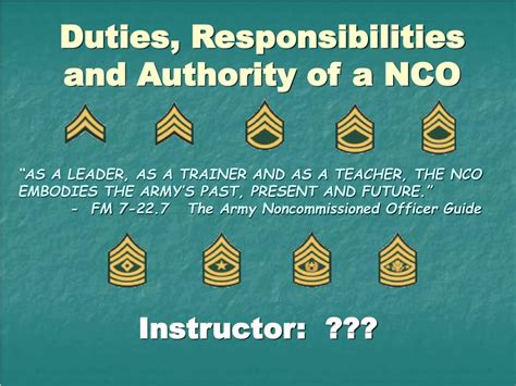 Types of NCOs