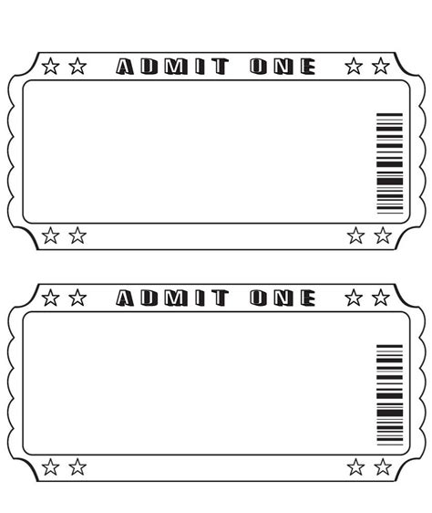 Types of Printable Tickets