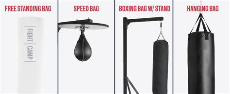 Types of punching bag stands