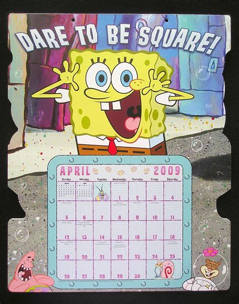 Types of SpongeBob Calendars