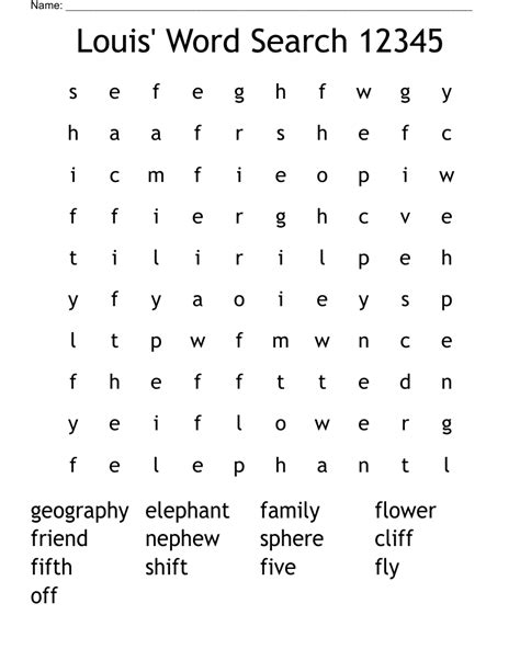 Types of Word Searches