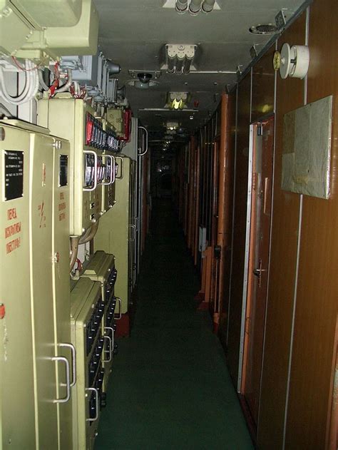 Interior of Typhoon class submarine