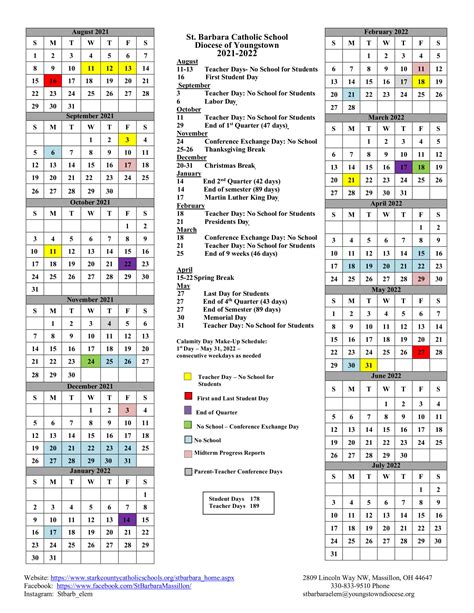 UC Santa Barbara Calendar