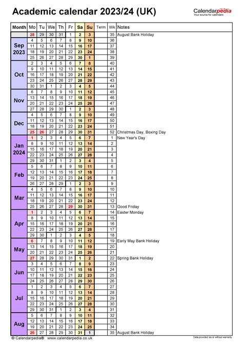 UK Academic Calendar Spring Semester