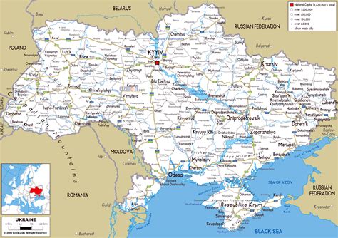 Map of Ukraine