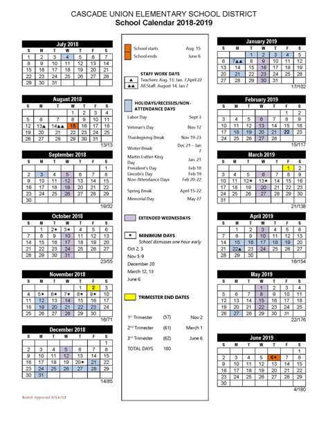 Understanding the Bismarck School Calendar