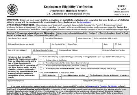 Understanding the I-9 Form