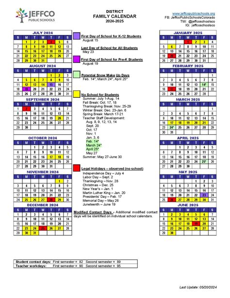 Understanding Jeffco Schools Calendar