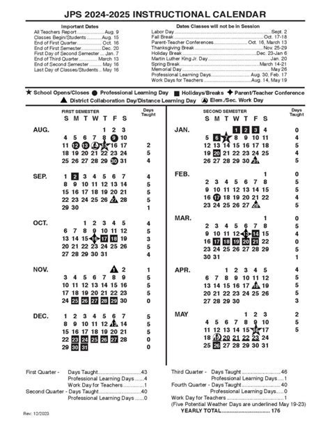 Understanding the Jenks School Calendar