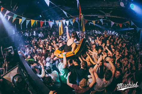 Students dancing at a Uni Party